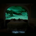 thumbnail image 2 of Startonight Mural Wall Art Salvador Winter Landscape in my Living Room Illuminated Landscapes Wallpaper Photo 5 Stars Gift Medium 3 x 24,02 ?? x 50,4 ?? Total 4?2?x 6', 2 of 4
