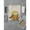 thumbnail image 3 of Oktoberfest Beer Mug W Sausage T-Shirt Men -Image by Shutterstock, Male Small, 3 of 4
