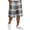 FF27_Blue, variant on Resicozy Mens Casual Plaid Shorts 2026 Casual Relaxed Fit Elastic Waist Drawstring Short with Pockets Dark Gray 4XL
