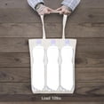 thumbnail image 2 of 24-Pack Cotton Tote Bags with 4" Gusset, 15"x16"x4" Economical Lightweight Reusable Grocery Shopping Cloth Bags, Bulk Blank Plain Totes for DIY, Vinyl, Sublimation, Gift (Natural), 2 of 6
