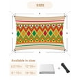 thumbnail image 6 of Sun Shade Sail 12x16Ft Cinco de Mayo Mexico Ethnic Style Triangle Rectangle Round Uv Block Sunshade Canopy Outdoor Shade Cover Rectangle Shade Cloth For Patio Garden Yard Deck Pergola, 6 of 6