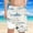 S-Beige, variant on Rhuody Swim Trunks Fir Boy High Elastic Waist Swimming Shorts Cartoon Prints Lace Up Loose Casual Pants Comfortable Bathing Suit Light Blue 14 Years