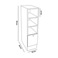 thumbnail image 3 of Librero Hogare con cajón secreto y estantes, 3 of 7