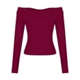 thumbnail image 5 of Women's Trousers Suit Set Casual One Shoulder High Waist Slim Fit Outfit For Daily Wear Vacation Spring Fall Season 3xl Ski Bibs Womens Outfits Dressy Casual Pant Suits for Women Dressy Womens Pant, 5 of 7