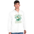 thumbnail image 3 of Popeye Kiss Me Im Irish St Paddys Day Zip Up Hoodie Men's Women's Brisco Brands M, 3 of 6