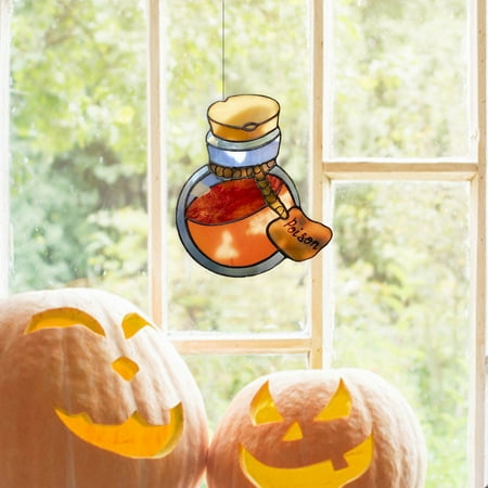 

KKCXFJX Halloween Painted Bottle Pendant Gift Home Creative Decoration