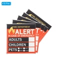 thumbnail image 3 of Unique Bargains People and Pet Safety Locator Sticker 3x3", 10 Pack Fire Rescue Safety Decal, 3 of 6
