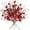 Red, variant on 6 Pcs Valentine's Day Heart Berry Picks Blush Pink Artificial Heart Shaped Flower Stems 16.5" Valentine's Day Picks for Valentine Tree Bouquet Wreath Centerpiece Wedding Floral Arrangement