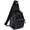 Black, variant on Sling Bag for Men, Crossbody Bag Men, Nylon Small Shoulder Bag, Pack Chest Bag for Men, Outdoor Sports Bag for Men, Waterproof Cross-Body Bag, Camouflage Khaki