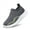 Dark Grey, variant on vibdiv Boys Girls Shoes Kids Sneakers Slip on Fitness Tennis Athletic Walking School Shoes All Black Toddler Size 5.5