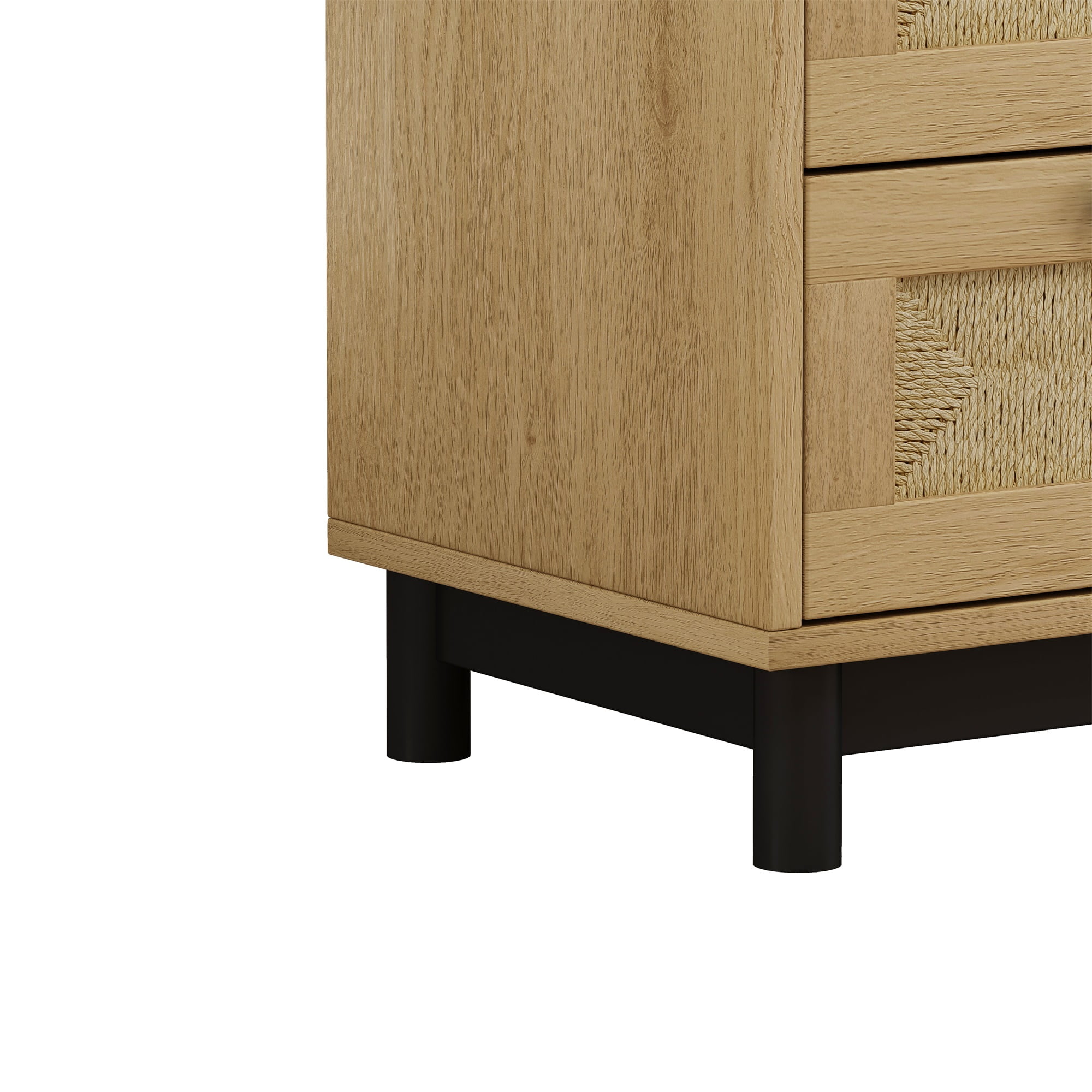 Kadyn 3-Drawers Dresser , 30.31" MDF Storage Cabinet for Bedroom, Living Room, Dressers & Chests of Drawers for Hallways,Oak