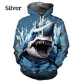 thumbnail image 4 of Sudadera con capucha con estampado 3D de tiburón, sudadera informal divertida con animales para hombres y niños, sudaderas holgadas de gran tamaño con gráficos, ropa de calle, 4 of 5
