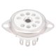thumbnail image 2 of 10PCS Ceramic B9A Silver-Plated 9Pin Vacuum Tube Socket Panel Chassis Mount for ECC81 ECC82 ECC83 EL84 6922 Vacuum Tube, 2 of 5