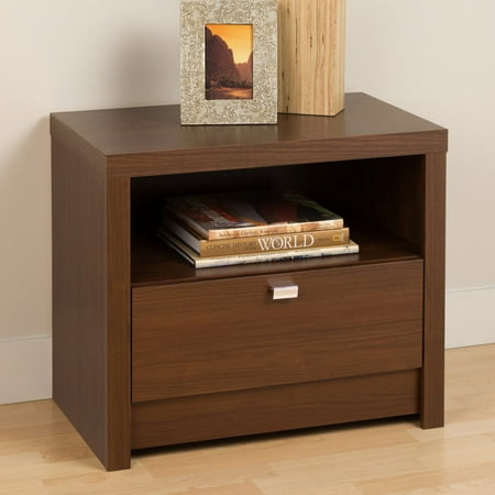 Series 9 Designer - 1 Drawer Nightstand - Finish:Warm Cherry-Finish:Warm Cherry