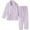 Purple, variant on Fuzzy Pajamas for Women Long Sleeve Zip Up Jackets Pants Set 2 Piece Lounge Set Women Winter Women Pajama Sets