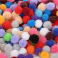 thumbnail image 3 of relayinert 300x Craft Pom Poms Bundle Assorted Fuzzy Pompoms For DIY Fun Handmade Assorted Fuzzy Pompoms Balls black white 10mm 1Set, 3 of 6