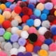 thumbnail image 5 of Pompones artesanales vibrantes Bearachild 300 unids/set hechos a mano duraderos y confiables blanco negro 10mm, 5 of 6
