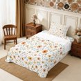 thumbnail image 3 of Manfei Cottagecore Blossom Twin Sheets 3pcs,Vintage Flowers Leaves Bedding,1 Flat Sheet,1 Fitted Sheet and 1 Pillowcase, 3 of 6
