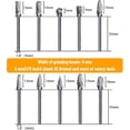 thumbnail image 5 of Innovative Rotary Tool Bits, Carbide Burr Set For Die Grinder, 10 Pieces Double Cut Accessories Enabling High Efficiency Metal Grinding, Engraving Polishing On Various Materials, 5 of 5