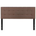 thumbnail image 3 of Bedford Tufted Upholstered Queen Size Headboard in Camel Fabric, 3 of 9