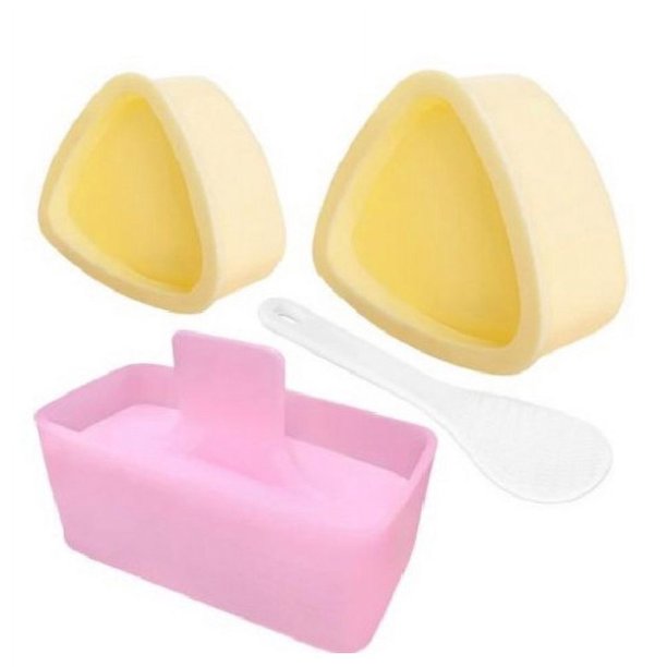 Molde, paquete de 8 moldes para arroz, molde clásico triangular para bolas de arroz, molde para sushi para niños, almuerzo bento y bricolaje en el hogar