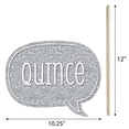 thumbnail image 6 of Big Dot of Happiness Quinceanera Teal - Sweet 15 - Birthday Party Photo Booth Props Kit - 20 Count, 6 of 6