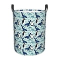 thumbnail image 6 of Lsque Penguins Whales pattern Laundry Hamper Basket, Tall Woven Rope Hamper Basket for Clothes, Lightweight Storage Basket, Collapsible Waterproof-Medium, 6 of 8