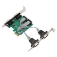 Expansion Card Adapter Converter PCI E RS232 4 Port Serial Port 2.5Gb s
