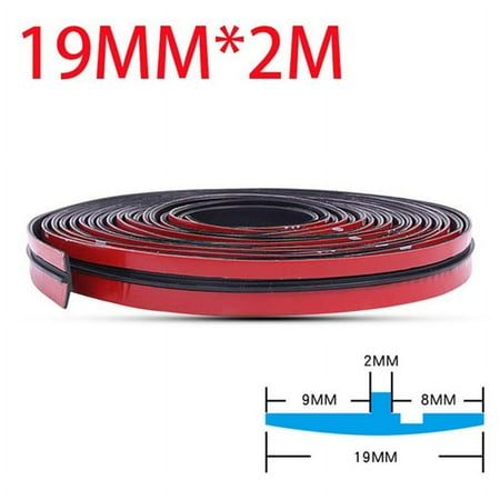 

6.5 ft Cuttable T-Car Sunroof Cover Seal Rubber Trim Dust Proof&Weather Stripping for Windshield Tailgate Adhesive Rubber Seal Strip