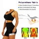 thumbnail image 5 of Pantalones deportivos de sauna para mujer, mallas de entrenamiento, pantalones capri deportivos para ejercicio físico XXL 3XL 38-41cm, 5 of 9