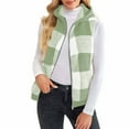 thumbnail image 5 of ‌‌FDGIU Women's Polar Fleece Vest - Lightweight Zip Up Sleeveless Jacket, Casual Oversized Winter Top, 5 of 5