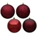 thumbnail image 3 of Vickerman N596065A 2.4 in. Burgundy 4 Finish Assorted Color Christmas Ornament Ball - 60 per Box, 3 of 3