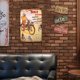 thumbnail image 5 of Placa de letrero de Metal, carteles de pared de motocicleta Retro, decoración para el hogar, cafetería, Bar, Club Tmvgtek Para estrenar, 5 of 9
