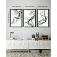 thumbnail image 4 of Drsoum Modern Abstract Wall Art 16x24in3pcs Black Framed Minimalism Print Artwork for Bedroom living room Dining room Hallway, 4 of 7