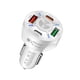 thumbnail image 1 of Cargador de Auto Elegate 4 En 1 2xusb Tipo A 2x USB Tipo C Blanco, 1 of 5