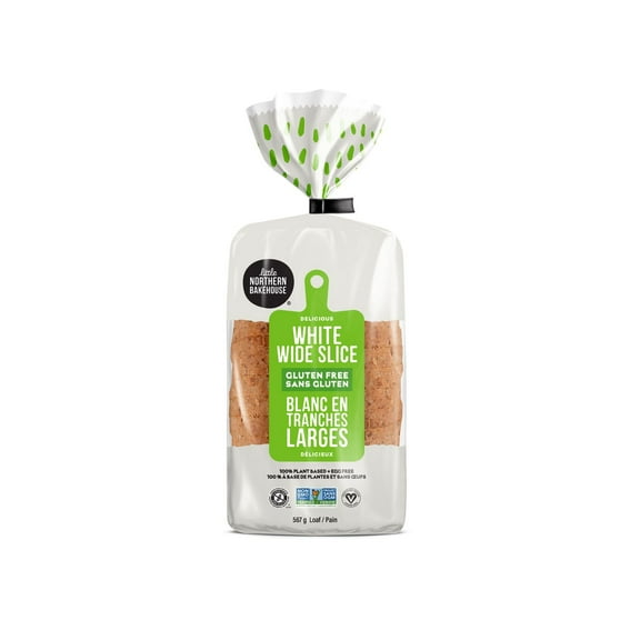 Little Northern Bakehouse Pain blanche sans gluten en tranches larges, pain végétalien, sans OGM et sans allergènes 100% A Base De Plantes Et Sans Oeufs