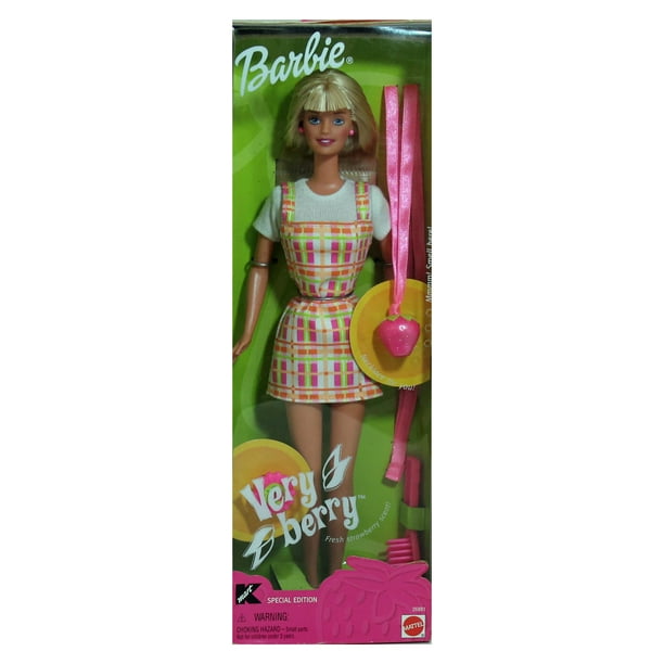 Barbie Very Berry Doll KMart Special Edition w Necklace & Ring For YOU (1999) Barbie -