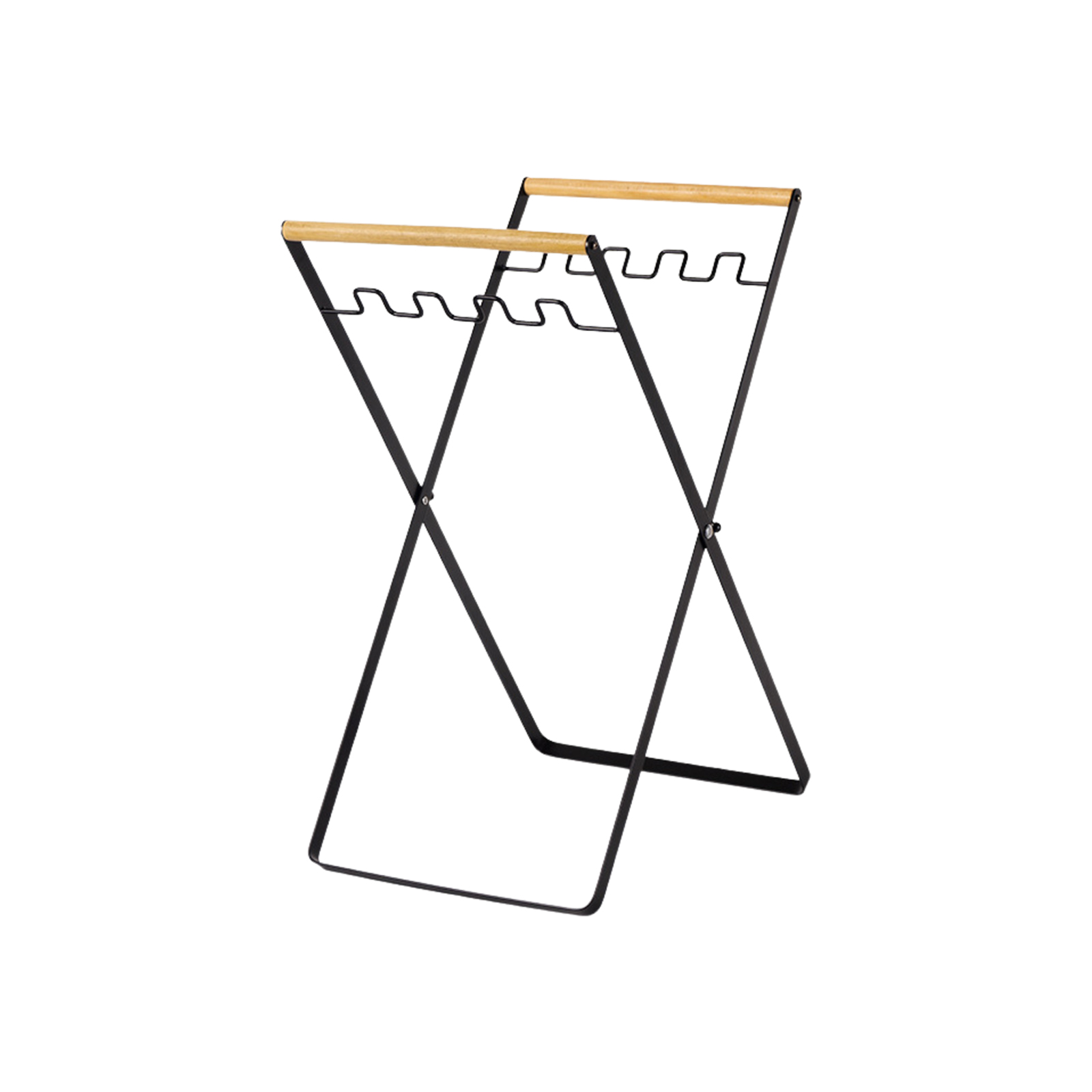 Hapeisy Trash Bags Holder Stand, Waste Sorting Bin, Foldable Garbage