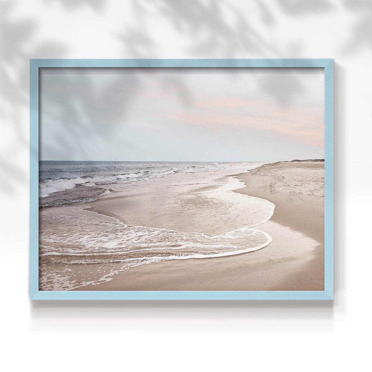 Corolla Soft Shore by Natalie Carpentieri - Restickable Framed Giclée Print