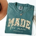 thumbnail image 3 of "Made for More" Floral Scripture T-Shirt – Ephesians 2:10 Inspired Tee for Christian Women, 3 of 6