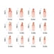 thumbnail image 3 of Uñas postizas de longitud media, 24 unidades con diseños, set de uñas adhesivas para mujer (1 ml)., 3 of 6