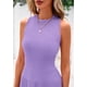 thumbnail image 5 of Vestido PRETTYGARDEN 2025 sin mangas morado línea A midi XXL, 5 of 8