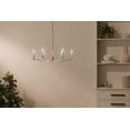 thumbnail image 4 of 52695PN Kichler Lighting Malene - 6 Light Chandelier-17.75 Inches Tall and 32 Inches Wide-Polished Nickel Finish, 4 of 8