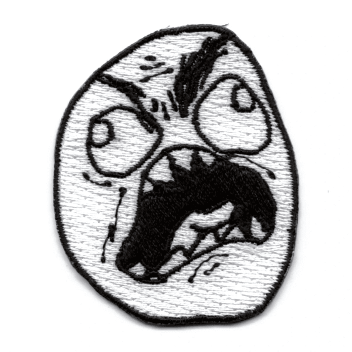 Rage Face Emoji Meme Iron On Embroidered Patch - Walmart.com - Walmart.com