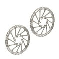thumbnail image 1 of 2 Pcs Bike Disc Brake Rotor, Lightweight Road Bike Brake Rotor, Hollow Design Bicycle Rotor with 12 Bolts for Road Bike, 1 of 7