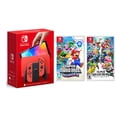 thumbnail image 1 of Consola Nintendo Switch OLED 64GB Mario Red Edition con Juegos Fisicos Super Smash Bros Ultimate y Super Mario Wonder, 1 of 2