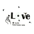 thumbnail image 3 of Reloj de pared DIY Strade Fareast Limited Decorativo silencioso con diseño de amor, 3 of 8