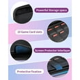 thumbnail image 2 of KothabCase for NS Switch 2 , Travel Carrying Case for Switch 2, Protective Bag for Storage NS 2 Accessories (Pink Blue), 2 of 15