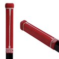 thumbnail image 2 of Buttendz Fusion Z Hockey Stick Replacement Grip - Reusable Design, Small Knob Player Grip for Top Hand Mobility, Fits All Stick Sizes (Red, White Drip), 2 of 4