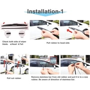 MITA GMB Graphite rubber refill for Design wiper blade